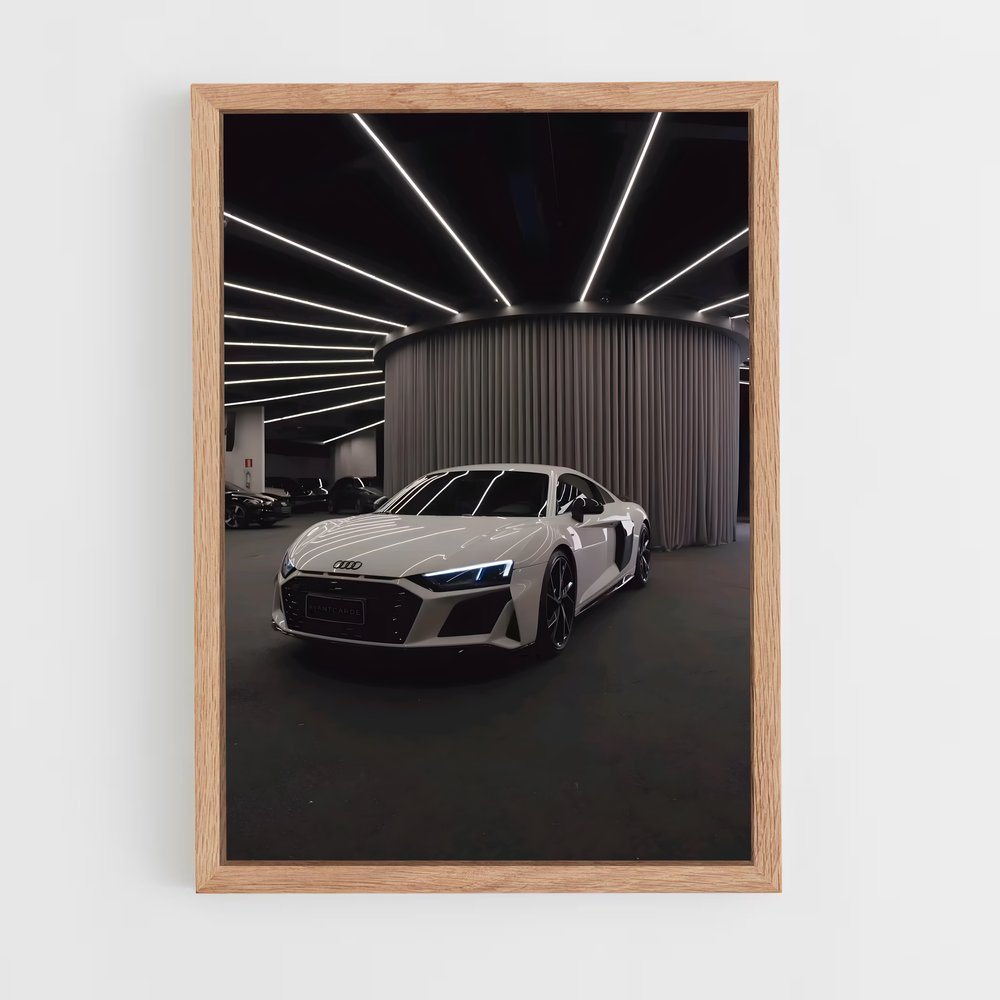 Poster Vitesse Blanchâtre – affiche Audi (vue 4)